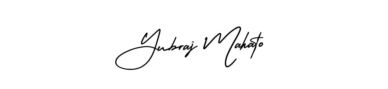 Design your own signature with our free online signature maker. With this signature software, you can create a handwritten (AmerikaSignatureDemo-Regular) signature for name Yubraj Mahato. Yubraj Mahato signature style 3 images and pictures png