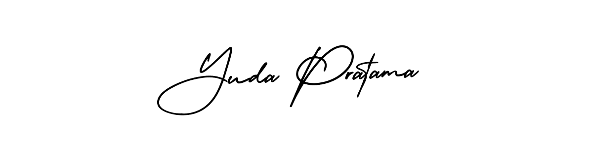 How to make Yuda Pratama signature? AmerikaSignatureDemo-Regular is a professional autograph style. Create handwritten signature for Yuda Pratama name. Yuda Pratama signature style 3 images and pictures png