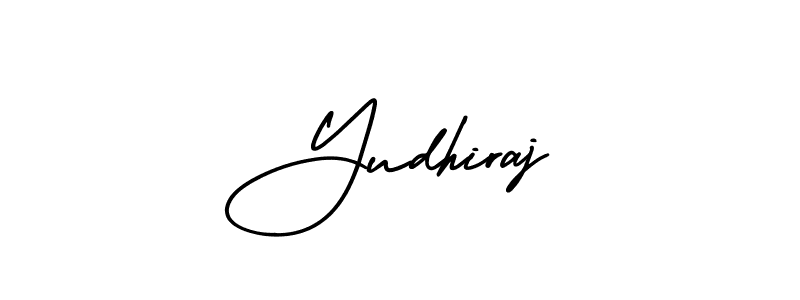 Design your own signature with our free online signature maker. With this signature software, you can create a handwritten (AmerikaSignatureDemo-Regular) signature for name Yudhiraj. Yudhiraj signature style 3 images and pictures png