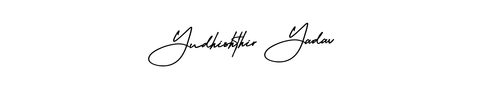 This is the best signature style for the Yudhishthir Yadav name. Also you like these signature font (AmerikaSignatureDemo-Regular). Mix name signature. Yudhishthir Yadav signature style 3 images and pictures png