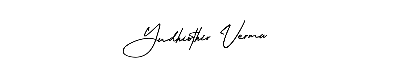 Make a beautiful signature design for name Yudhisthir Verma. Use this online signature maker to create a handwritten signature for free. Yudhisthir Verma signature style 3 images and pictures png