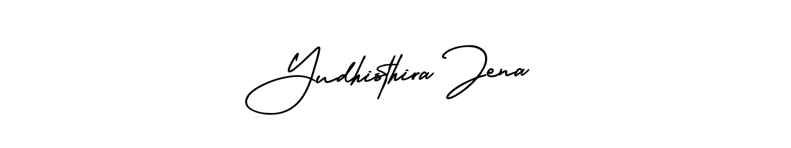 AmerikaSignatureDemo-Regular is a professional signature style that is perfect for those who want to add a touch of class to their signature. It is also a great choice for those who want to make their signature more unique. Get Yudhisthira Jena name to fancy signature for free. Yudhisthira Jena signature style 3 images and pictures png