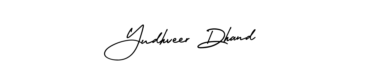 Also You can easily find your signature by using the search form. We will create Yudhveer Dhand name handwritten signature images for you free of cost using AmerikaSignatureDemo-Regular sign style. Yudhveer Dhand signature style 3 images and pictures png