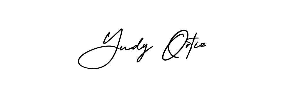 Similarly AmerikaSignatureDemo-Regular is the best handwritten signature design. Signature creator online .You can use it as an online autograph creator for name Yudy Ortiz. Yudy Ortiz signature style 3 images and pictures png