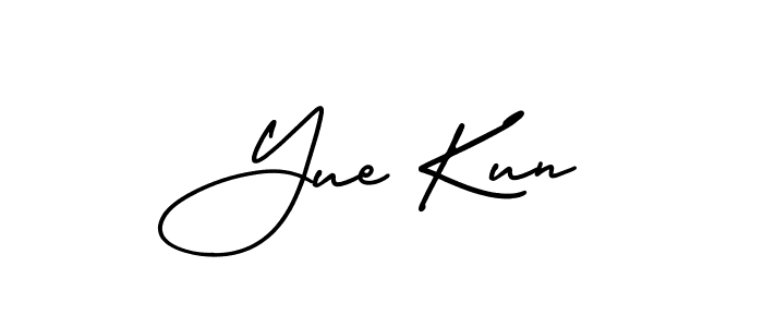 Make a beautiful signature design for name Yue Kun. Use this online signature maker to create a handwritten signature for free. Yue Kun signature style 3 images and pictures png