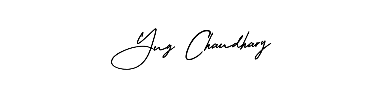 Design your own signature with our free online signature maker. With this signature software, you can create a handwritten (AmerikaSignatureDemo-Regular) signature for name Yug Chaudhary. Yug Chaudhary signature style 3 images and pictures png
