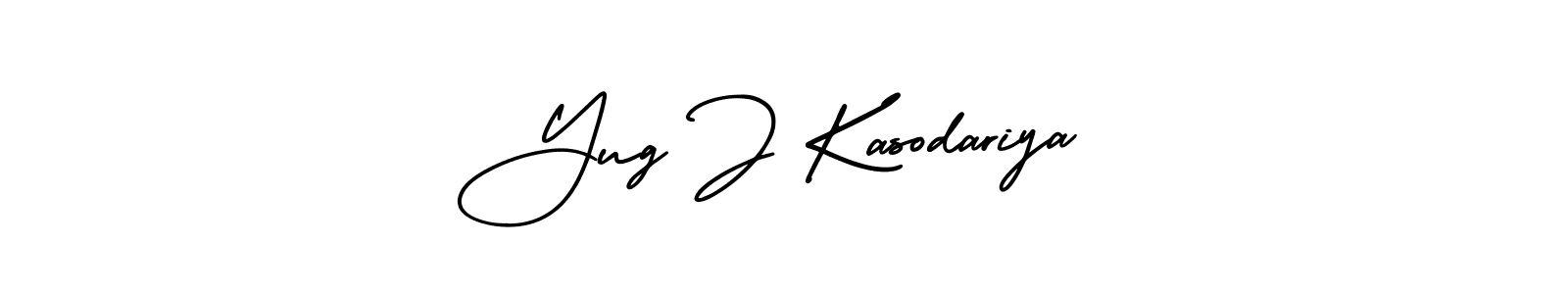 You can use this online signature creator to create a handwritten signature for the name Yug J Kasodariya. This is the best online autograph maker. Yug J Kasodariya signature style 3 images and pictures png