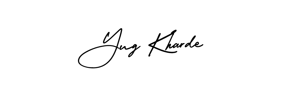 Make a beautiful signature design for name Yug Kharde. Use this online signature maker to create a handwritten signature for free. Yug Kharde signature style 3 images and pictures png