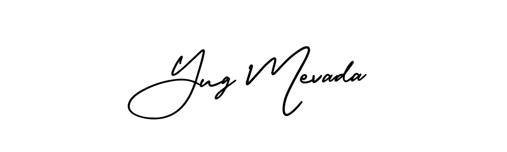 Make a beautiful signature design for name Yug Mevada. Use this online signature maker to create a handwritten signature for free. Yug Mevada signature style 3 images and pictures png