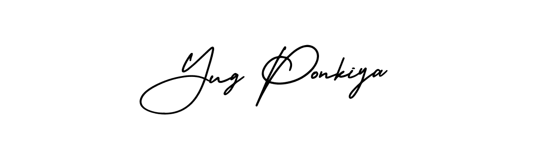 Check out images of Autograph of Yug Ponkiya name. Actor Yug Ponkiya Signature Style. AmerikaSignatureDemo-Regular is a professional sign style online. Yug Ponkiya signature style 3 images and pictures png