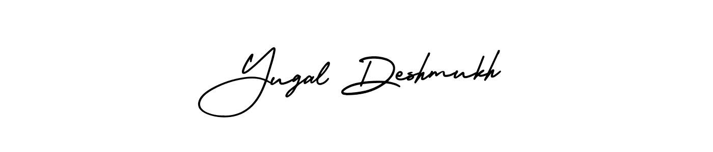 if you are searching for the best signature style for your name Yugal Deshmukh. so please give up your signature search. here we have designed multiple signature styles  using AmerikaSignatureDemo-Regular. Yugal Deshmukh signature style 3 images and pictures png