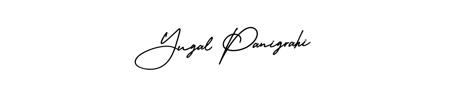 Yugal Panigrahi stylish signature style. Best Handwritten Sign (AmerikaSignatureDemo-Regular) for my name. Handwritten Signature Collection Ideas for my name Yugal Panigrahi. Yugal Panigrahi signature style 3 images and pictures png