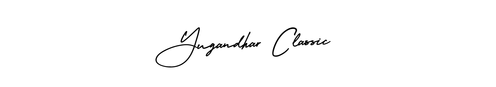 Similarly AmerikaSignatureDemo-Regular is the best handwritten signature design. Signature creator online .You can use it as an online autograph creator for name Yugandhar Classic. Yugandhar Classic signature style 3 images and pictures png