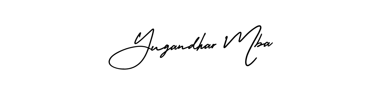 Similarly AmerikaSignatureDemo-Regular is the best handwritten signature design. Signature creator online .You can use it as an online autograph creator for name Yugandhar Mba. Yugandhar Mba signature style 3 images and pictures png
