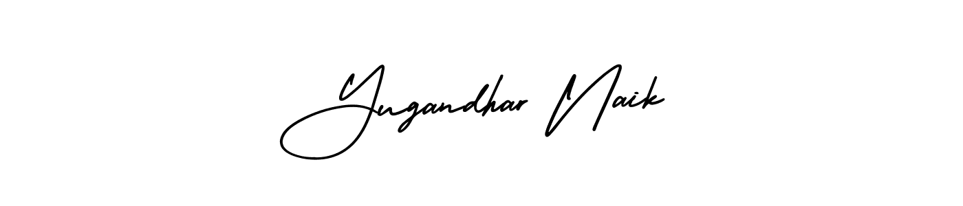 if you are searching for the best signature style for your name Yugandhar Naik. so please give up your signature search. here we have designed multiple signature styles  using AmerikaSignatureDemo-Regular. Yugandhar Naik signature style 3 images and pictures png