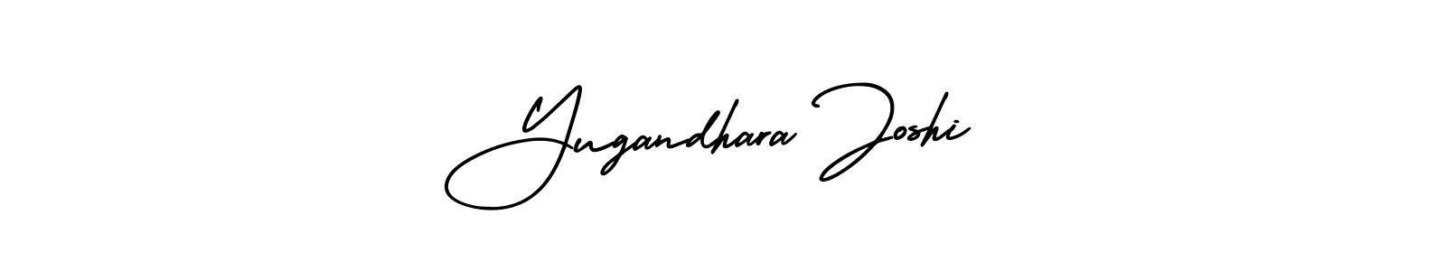 You can use this online signature creator to create a handwritten signature for the name Yugandhara Joshi. This is the best online autograph maker. Yugandhara Joshi signature style 3 images and pictures png
