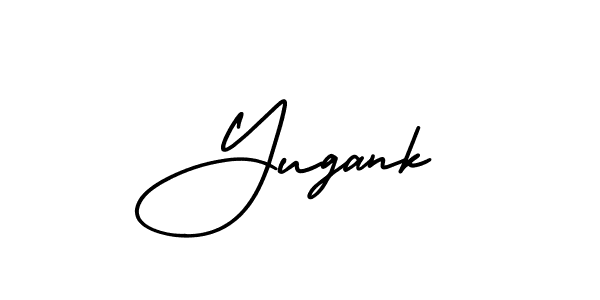 Make a beautiful signature design for name Yugank. Use this online signature maker to create a handwritten signature for free. Yugank signature style 3 images and pictures png