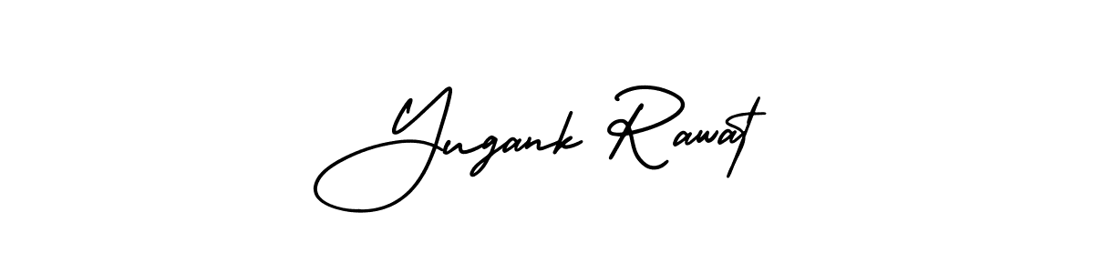 AmerikaSignatureDemo-Regular is a professional signature style that is perfect for those who want to add a touch of class to their signature. It is also a great choice for those who want to make their signature more unique. Get Yugank Rawat name to fancy signature for free. Yugank Rawat signature style 3 images and pictures png