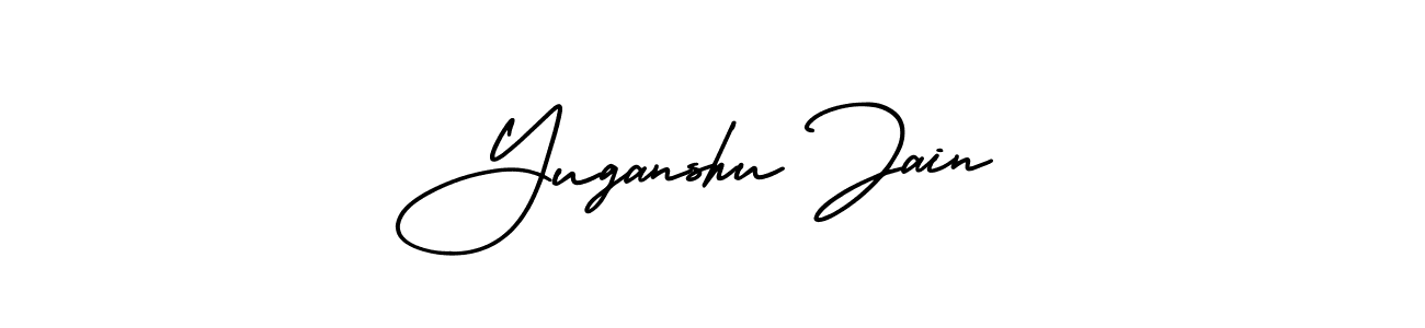 Make a beautiful signature design for name Yuganshu Jain. Use this online signature maker to create a handwritten signature for free. Yuganshu Jain signature style 3 images and pictures png