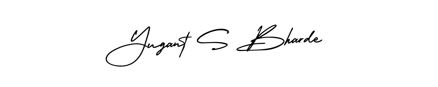 Here are the top 10 professional signature styles for the name Yugant S Bharde. These are the best autograph styles you can use for your name. Yugant S Bharde signature style 3 images and pictures png