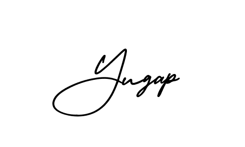 Similarly AmerikaSignatureDemo-Regular is the best handwritten signature design. Signature creator online .You can use it as an online autograph creator for name Yugap. Yugap signature style 3 images and pictures png