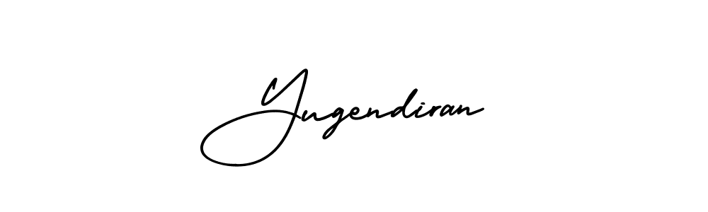 Also You can easily find your signature by using the search form. We will create Yugendiran name handwritten signature images for you free of cost using AmerikaSignatureDemo-Regular sign style. Yugendiran signature style 3 images and pictures png