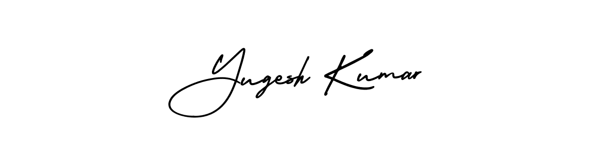 Make a beautiful signature design for name Yugesh Kumar. With this signature (AmerikaSignatureDemo-Regular) style, you can create a handwritten signature for free. Yugesh Kumar signature style 3 images and pictures png