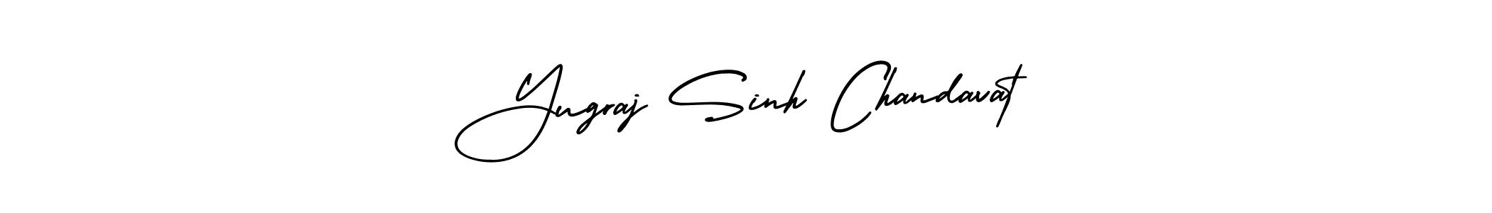 Make a beautiful signature design for name Yugraj Sinh Chandavat. With this signature (AmerikaSignatureDemo-Regular) style, you can create a handwritten signature for free. Yugraj Sinh Chandavat signature style 3 images and pictures png