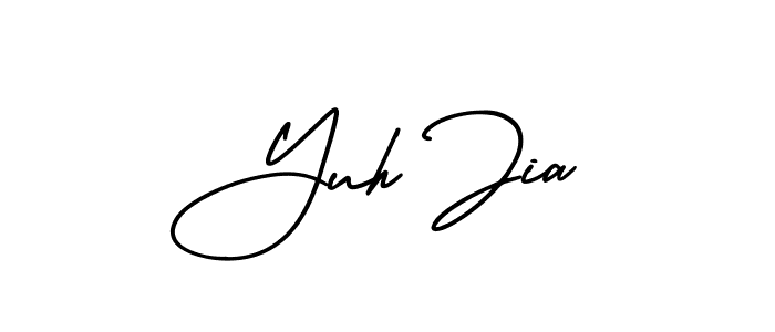 Best and Professional Signature Style for Yuh Jia. AmerikaSignatureDemo-Regular Best Signature Style Collection. Yuh Jia signature style 3 images and pictures png