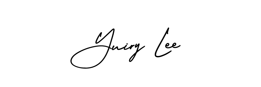 How to Draw Yuiry Lee signature style? AmerikaSignatureDemo-Regular is a latest design signature styles for name Yuiry Lee. Yuiry Lee signature style 3 images and pictures png