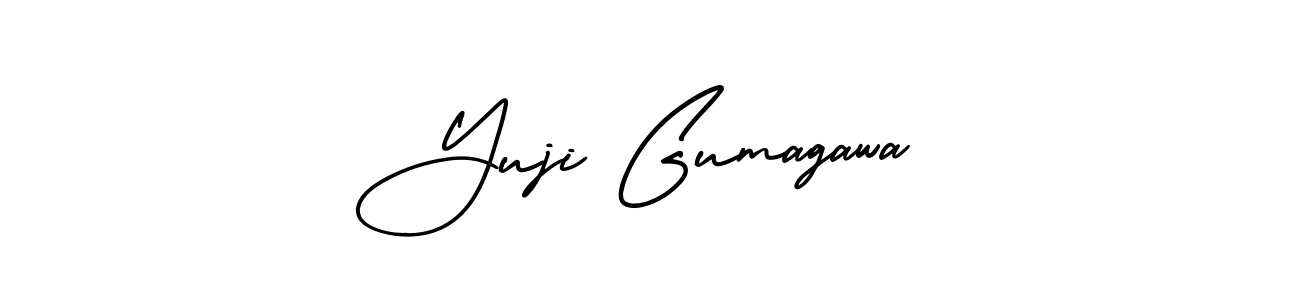Make a beautiful signature design for name Yuji Gumagawa. Use this online signature maker to create a handwritten signature for free. Yuji Gumagawa signature style 3 images and pictures png