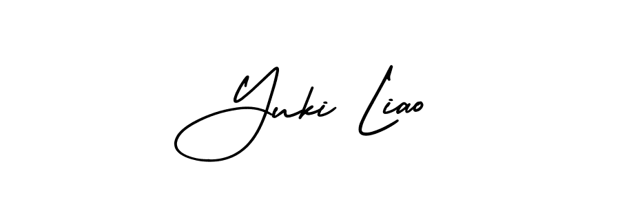 Also You can easily find your signature by using the search form. We will create Yuki Liao name handwritten signature images for you free of cost using AmerikaSignatureDemo-Regular sign style. Yuki Liao signature style 3 images and pictures png