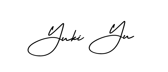 Once you've used our free online signature maker to create your best signature AmerikaSignatureDemo-Regular style, it's time to enjoy all of the benefits that Yuki Yu name signing documents. Yuki Yu signature style 3 images and pictures png