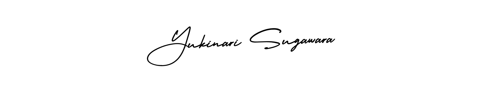 How to Draw Yukinari Sugawara signature style? AmerikaSignatureDemo-Regular is a latest design signature styles for name Yukinari Sugawara. Yukinari Sugawara signature style 3 images and pictures png