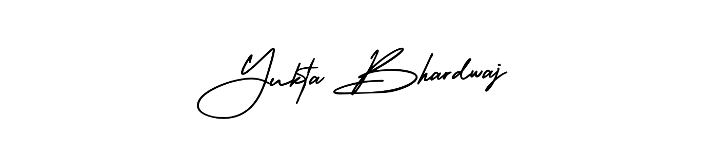 Create a beautiful signature design for name Yukta Bhardwaj. With this signature (AmerikaSignatureDemo-Regular) fonts, you can make a handwritten signature for free. Yukta Bhardwaj signature style 3 images and pictures png