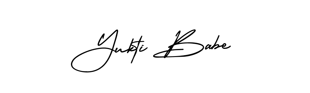 Once you've used our free online signature maker to create your best signature AmerikaSignatureDemo-Regular style, it's time to enjoy all of the benefits that Yukti Babe name signing documents. Yukti Babe signature style 3 images and pictures png