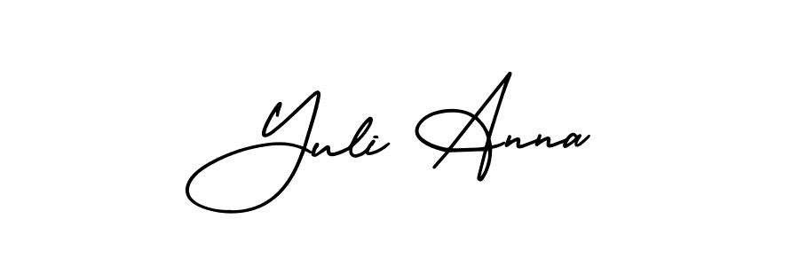 Once you've used our free online signature maker to create your best signature AmerikaSignatureDemo-Regular style, it's time to enjoy all of the benefits that Yuli Anna name signing documents. Yuli Anna signature style 3 images and pictures png