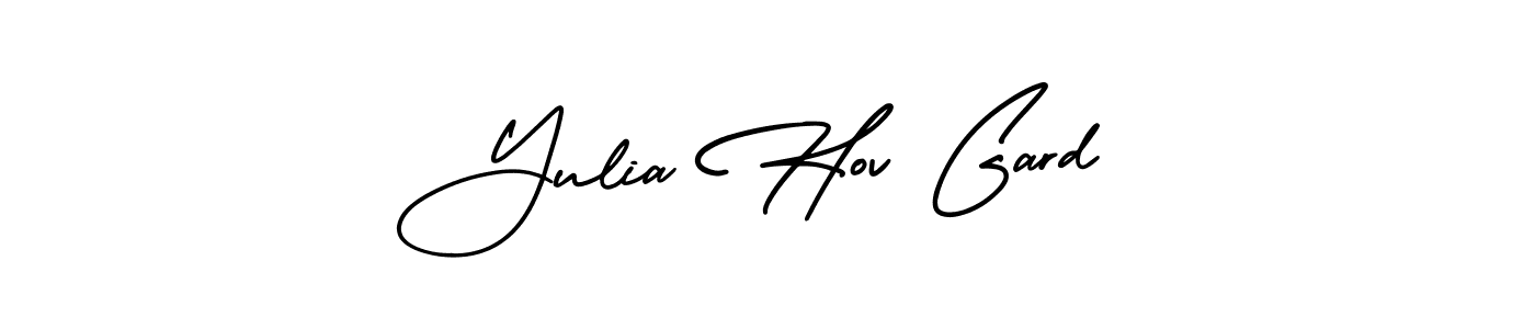 Make a beautiful signature design for name Yulia Hov Gard. Use this online signature maker to create a handwritten signature for free. Yulia Hov Gard signature style 3 images and pictures png