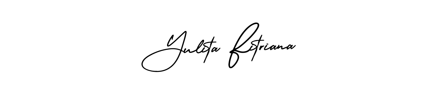 Make a beautiful signature design for name Yulita Fitriana. Use this online signature maker to create a handwritten signature for free. Yulita Fitriana signature style 3 images and pictures png