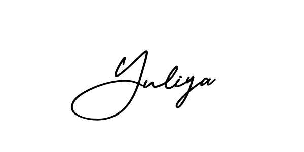 Also You can easily find your signature by using the search form. We will create Yuliya name handwritten signature images for you free of cost using AmerikaSignatureDemo-Regular sign style. Yuliya signature style 3 images and pictures png