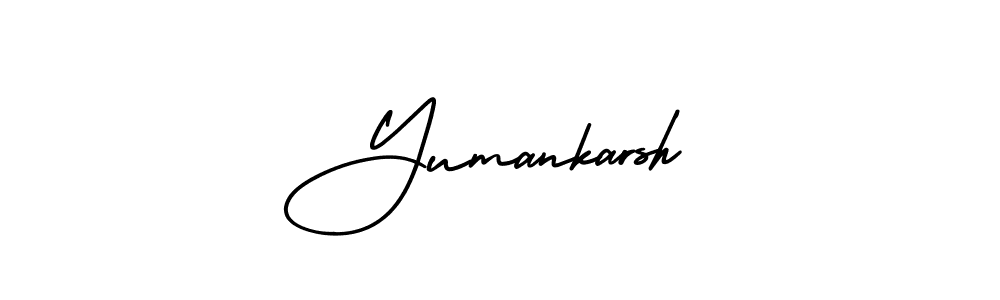 Design your own signature with our free online signature maker. With this signature software, you can create a handwritten (AmerikaSignatureDemo-Regular) signature for name Yumankarsh. Yumankarsh signature style 3 images and pictures png