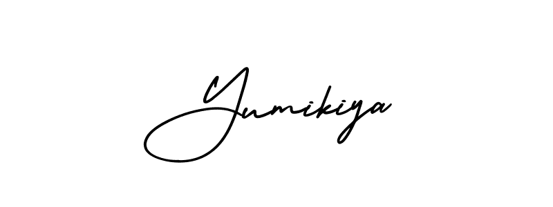 This is the best signature style for the Yumikiya name. Also you like these signature font (AmerikaSignatureDemo-Regular). Mix name signature. Yumikiya signature style 3 images and pictures png
