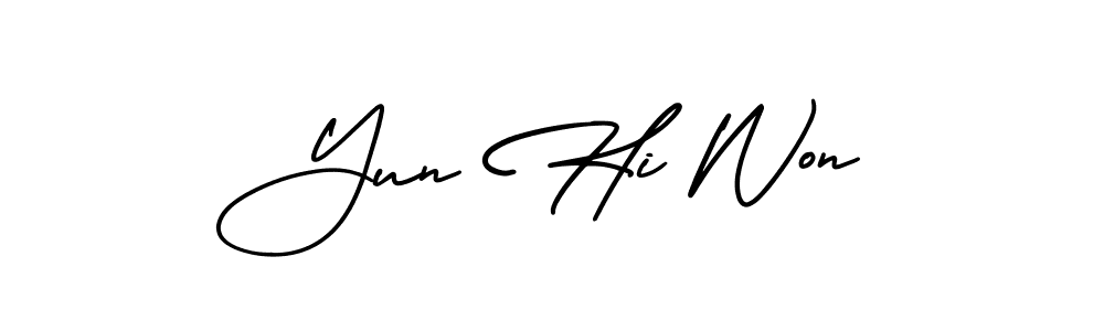 Check out images of Autograph of Yun Hi Won name. Actor Yun Hi Won Signature Style. AmerikaSignatureDemo-Regular is a professional sign style online. Yun Hi Won signature style 3 images and pictures png