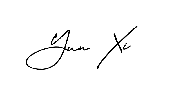 Make a beautiful signature design for name Yun Xi. Use this online signature maker to create a handwritten signature for free. Yun Xi signature style 3 images and pictures png