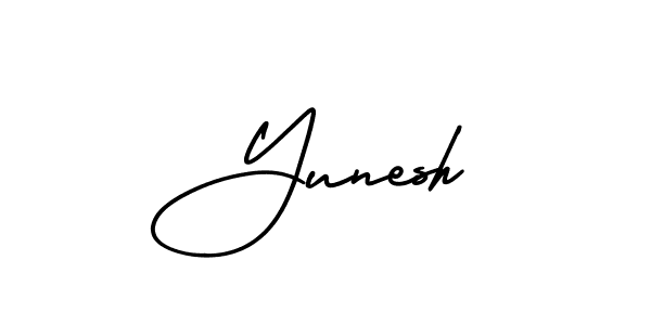 AmerikaSignatureDemo-Regular is a professional signature style that is perfect for those who want to add a touch of class to their signature. It is also a great choice for those who want to make their signature more unique. Get Yunesh name to fancy signature for free. Yunesh signature style 3 images and pictures png