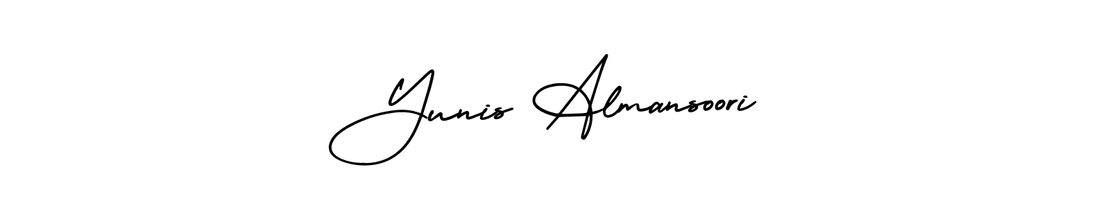 Best and Professional Signature Style for Yunis Almansoori. AmerikaSignatureDemo-Regular Best Signature Style Collection. Yunis Almansoori signature style 3 images and pictures png