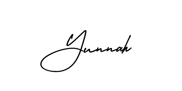Also You can easily find your signature by using the search form. We will create Yunnah name handwritten signature images for you free of cost using AmerikaSignatureDemo-Regular sign style. Yunnah signature style 3 images and pictures png