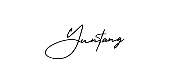 if you are searching for the best signature style for your name Yuntang. so please give up your signature search. here we have designed multiple signature styles  using AmerikaSignatureDemo-Regular. Yuntang signature style 3 images and pictures png