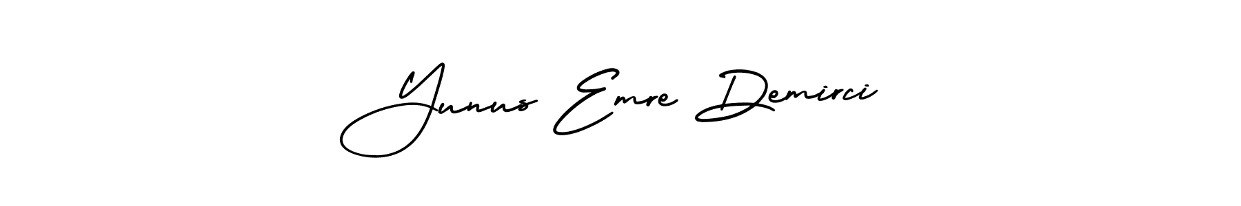 It looks lik you need a new signature style for name Yunus Emre Demirci. Design unique handwritten (AmerikaSignatureDemo-Regular) signature with our free signature maker in just a few clicks. Yunus Emre Demirci signature style 3 images and pictures png