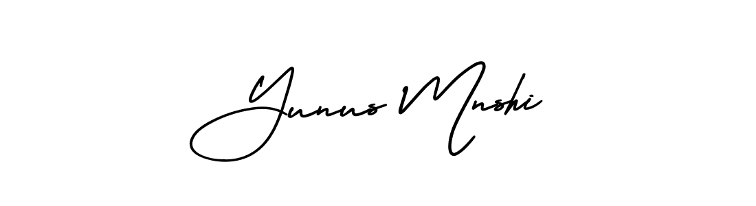 Once you've used our free online signature maker to create your best signature AmerikaSignatureDemo-Regular style, it's time to enjoy all of the benefits that Yunus Mnshi name signing documents. Yunus Mnshi signature style 3 images and pictures png